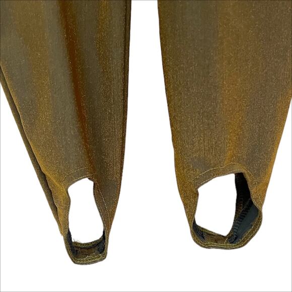 Vintage The Limited Gold Bronze Metallic Long Sleeve One Piece Cat Suit Size XS - Picture 6 of 8